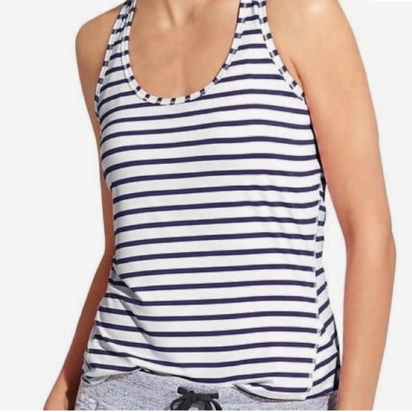 Athleta Tops - Athleta Striped Racer Back Tank